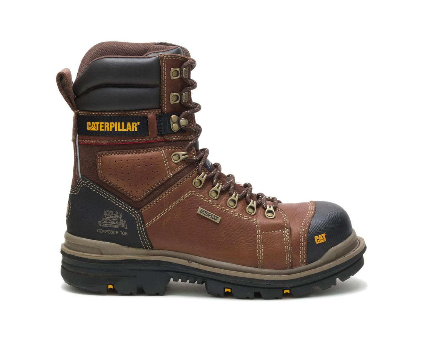 Bottes Caterpillar Homme Hauler 8" Waterproof Composite Toe CSA Work Boot