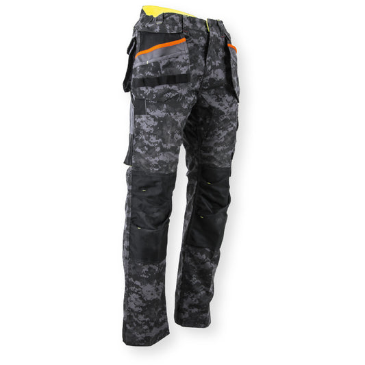 HUGO STRONG | DONJON | Pantalon tissu Canvas avec poches genouillères renfort Oxford 600D imperméable